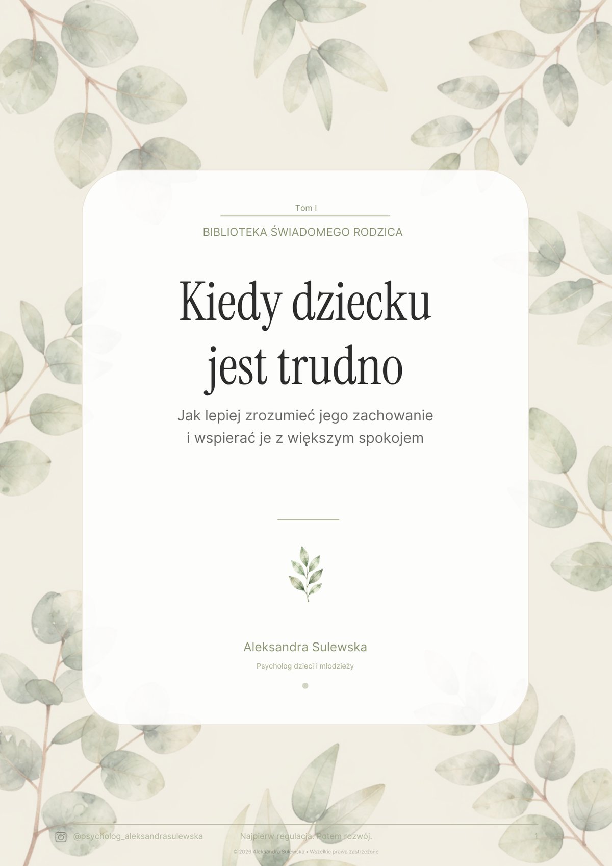 Kiedy dziecku jest trudno — okładka