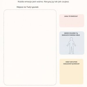 Karta pracy. Narysuj swoje emocje